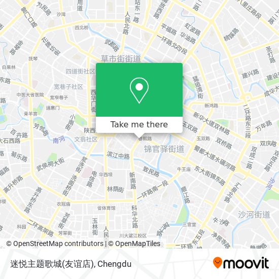 迷悦主题歌城(友谊店) map