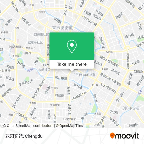 花园宾馆 map