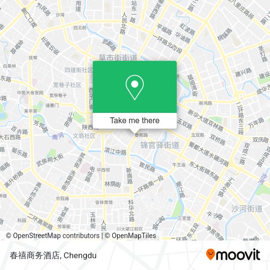 春禧商务酒店 map