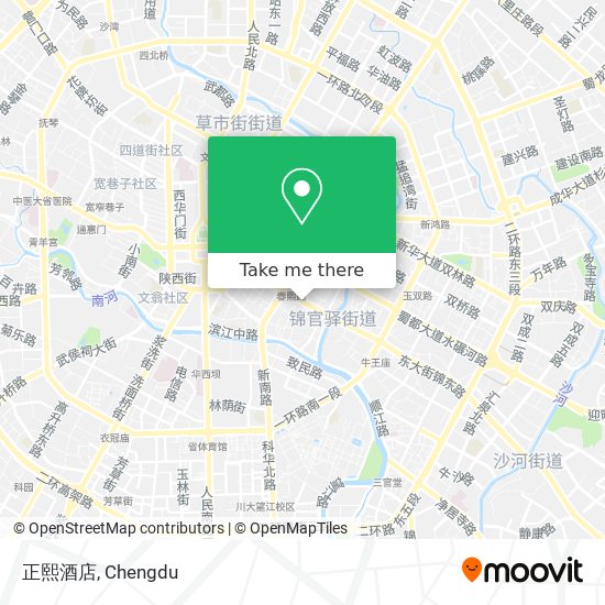正熙酒店 map