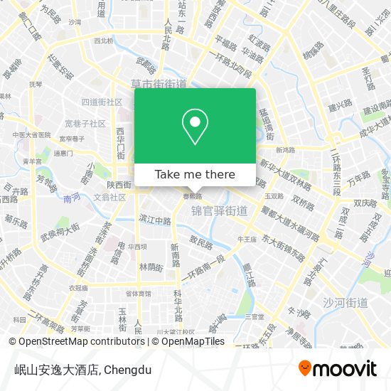 岷山安逸大酒店 map