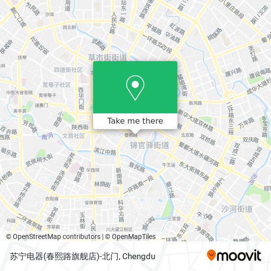 苏宁电器(春熙路旗舰店)-北门 map