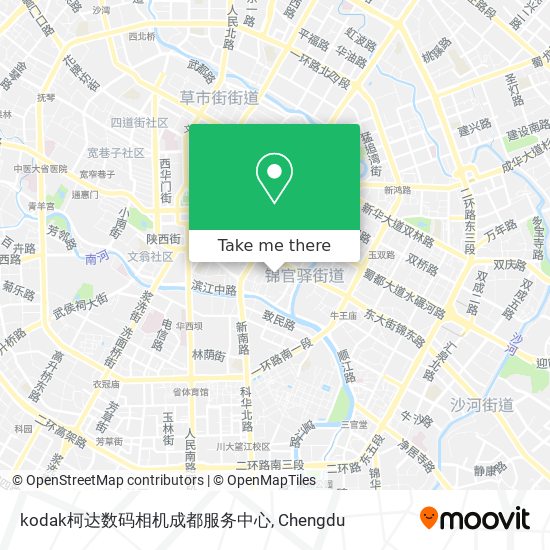 kodak柯达数码相机成都服务中心 map