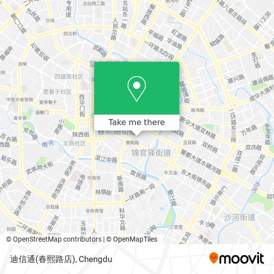 迪信通(春熙路店) map