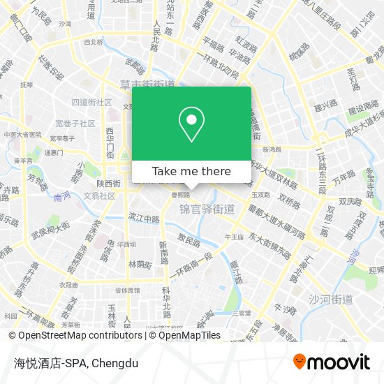 海悦酒店-SPA map