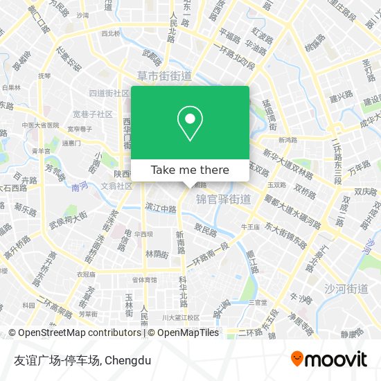 友谊广场-停车场 map