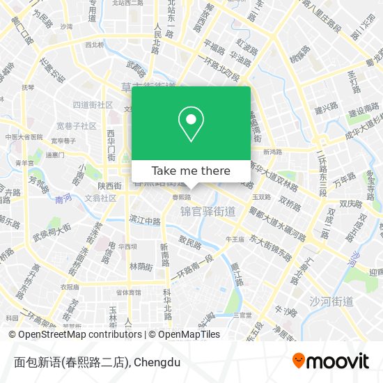 面包新语(春熙路二店) map