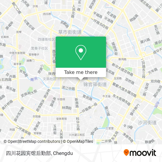 四川花园宾馆后勤部 map