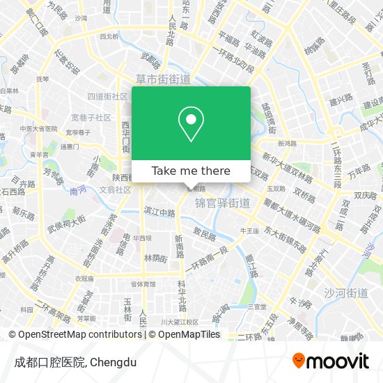 成都口腔医院 map