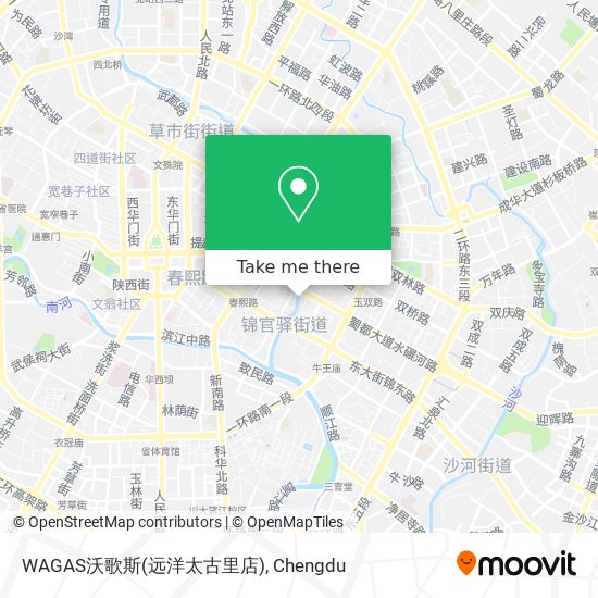 WAGAS沃歌斯(远洋太古里店) map