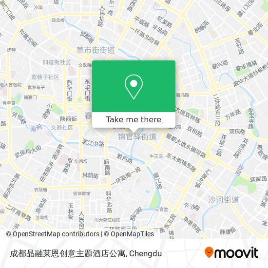 成都晶融莱恩创意主题酒店公寓 map