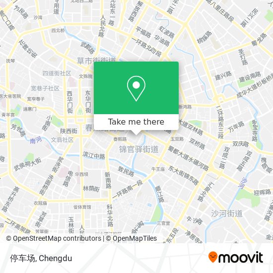 停车场 map