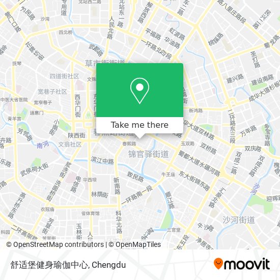 舒适堡健身瑜伽中心 map