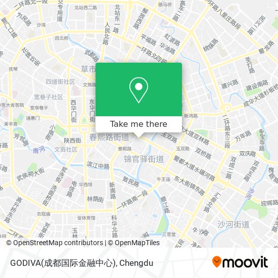 GODIVA(成都国际金融中心) map