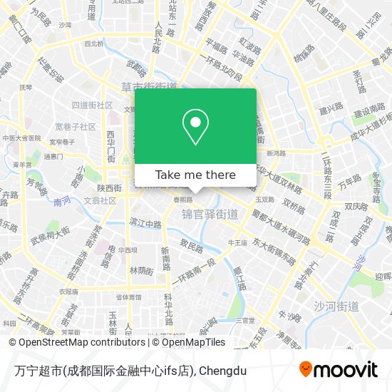 万宁超市(成都国际金融中心ifs店) map