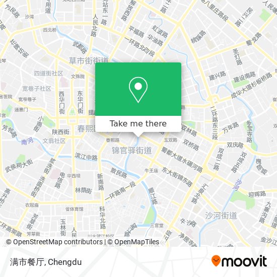 满市餐厅 map