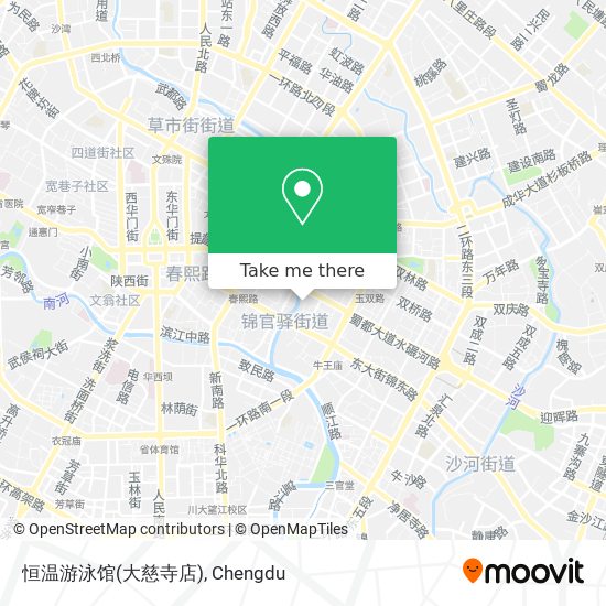 恒温游泳馆(大慈寺店) map