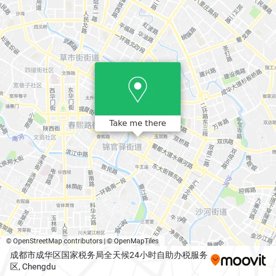 成都市成华区国家税务局全天候24小时自助办税服务区 map
