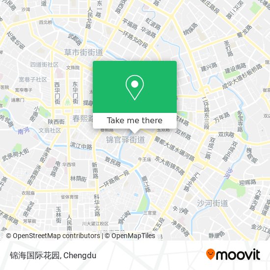 锦海国际花园 map