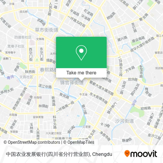 中国农业发展银行(四川省分行营业部) map