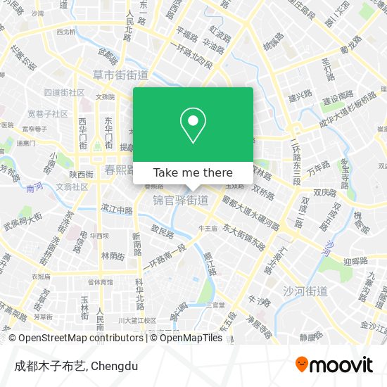 成都木子布艺 map