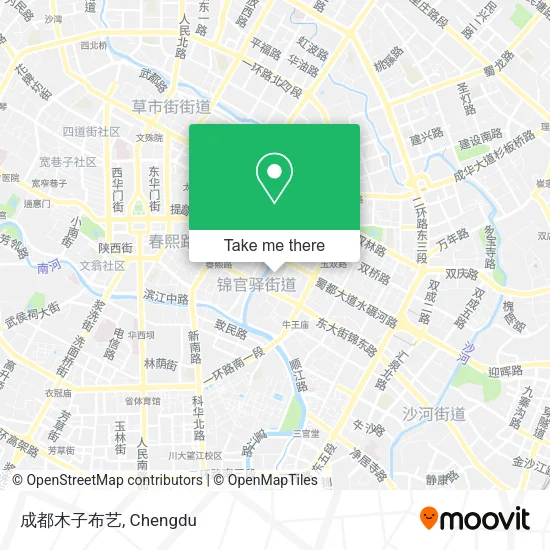 成都木子布艺 map