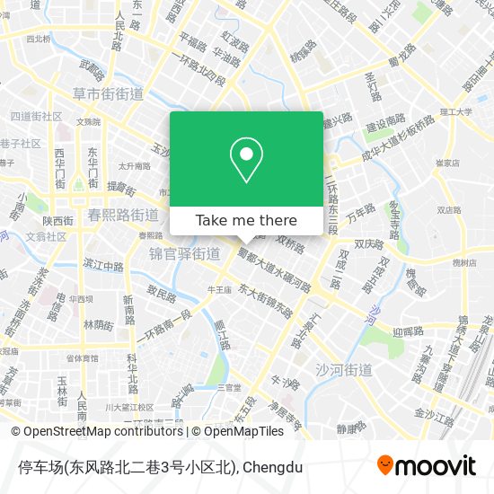停车场(东风路北二巷3号小区北) map
