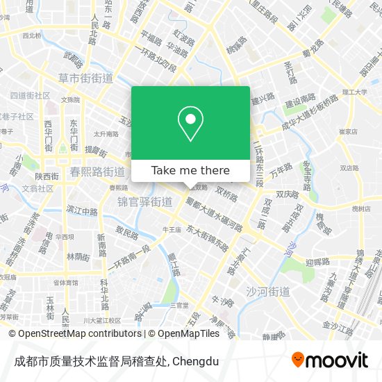 成都市质量技术监督局稽查处 map