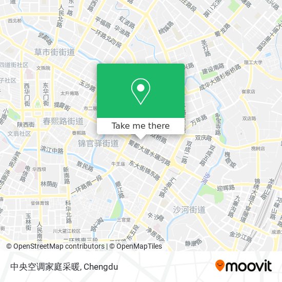 中央空调家庭采暖 map