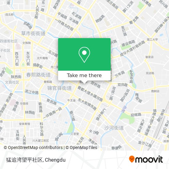 猛追湾望平社区 map