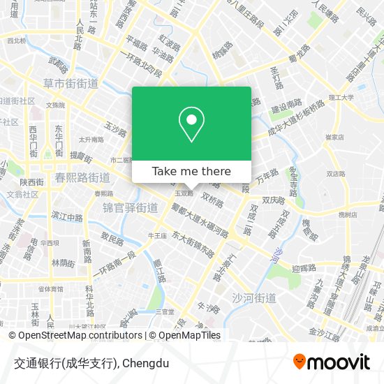 交通银行(成华支行) map