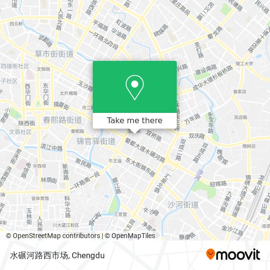 水碾河路西市场 map