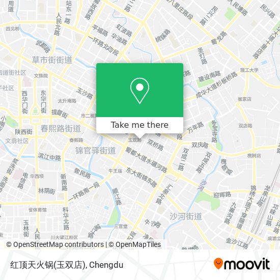 红顶天火锅(玉双店) map