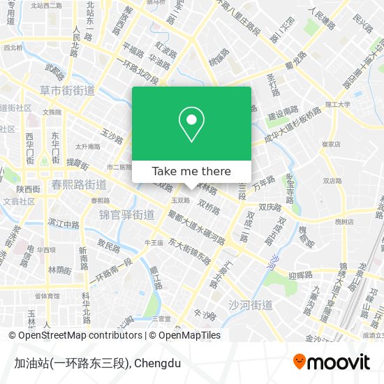 加油站(一环路东三段) map