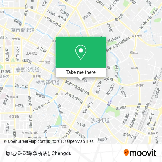 廖记棒棒鸡(双桥店) map