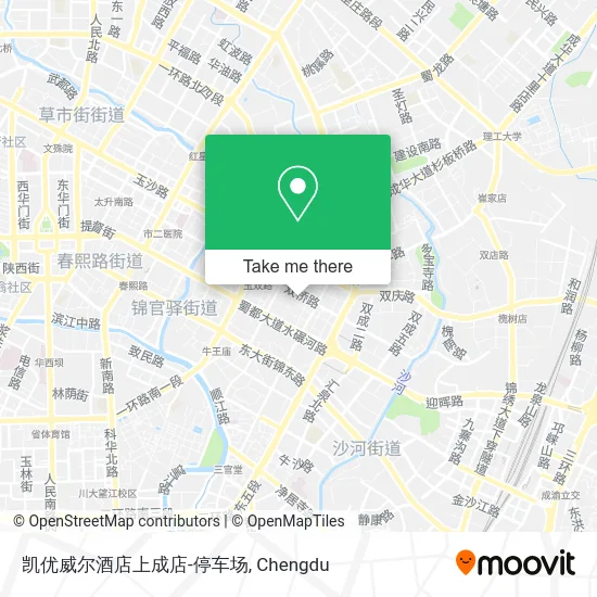 凯优威尔酒店上成店-停车场 map