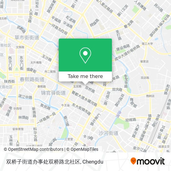 双桥子街道办事处双桥路北社区 map