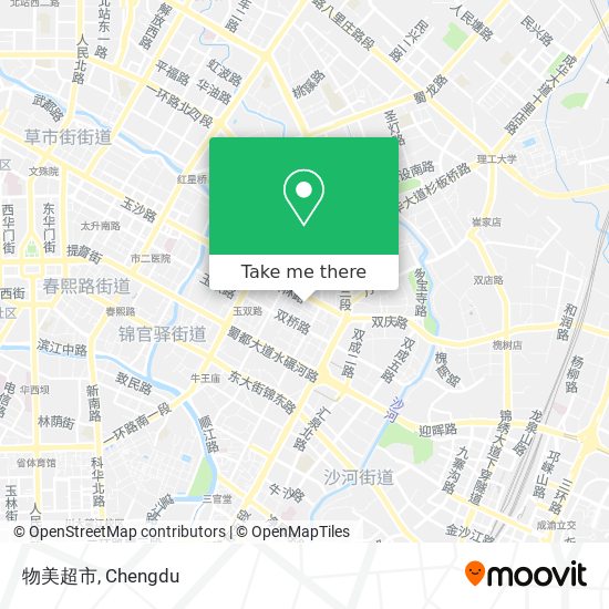 物美超市 map