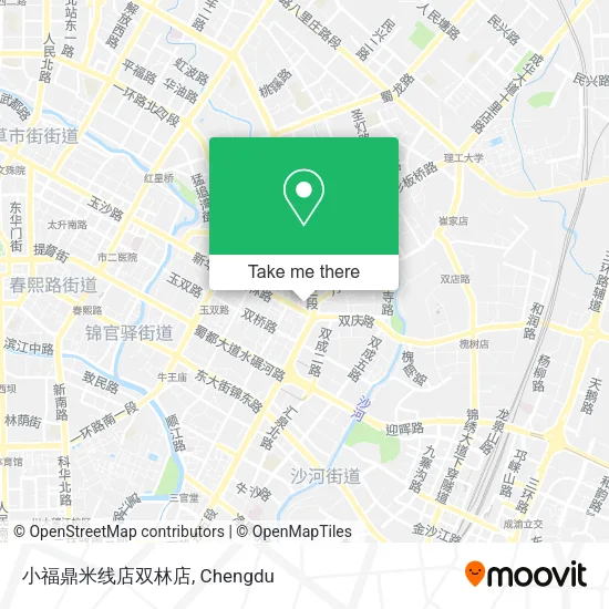 小福鼎米线店双林店 map
