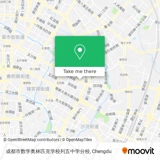 成都市数学奥林匹克学校列五中学分校 map
