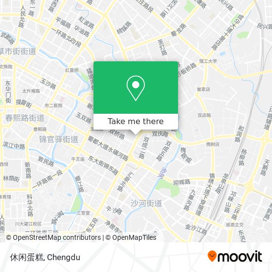 休闲蛋糕 map