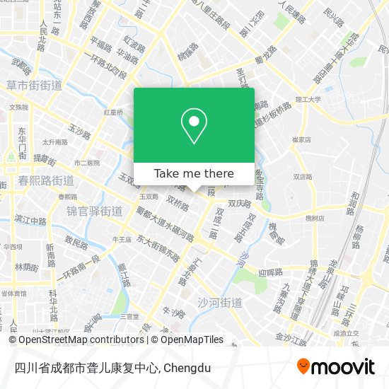 四川省成都市聋儿康复中心 map