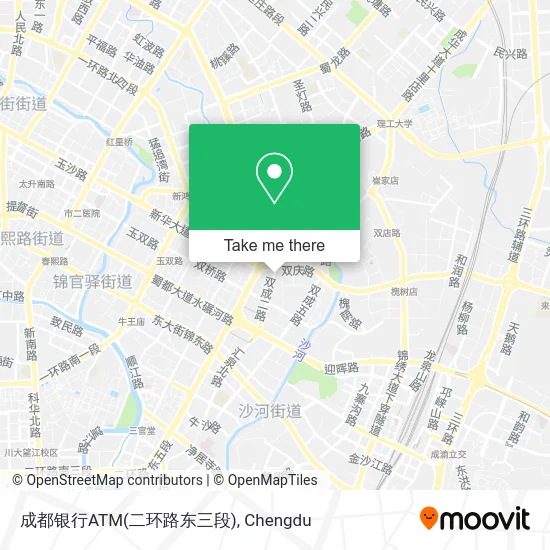 成都银行ATM(二环路东三段) map