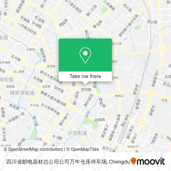 四川省邮电器材总公司公司万年仓库停车场 map