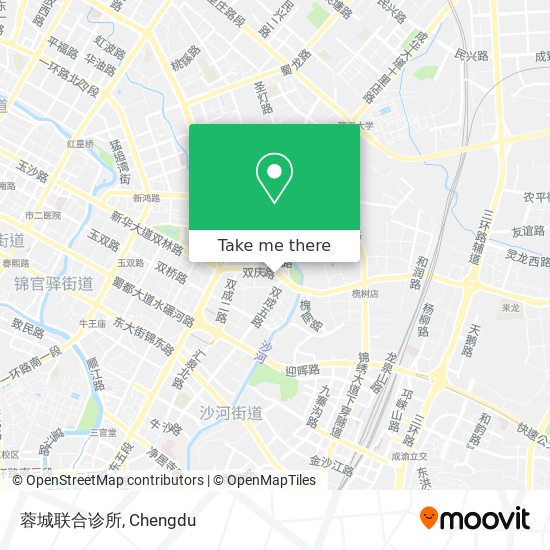 蓉城联合诊所 map