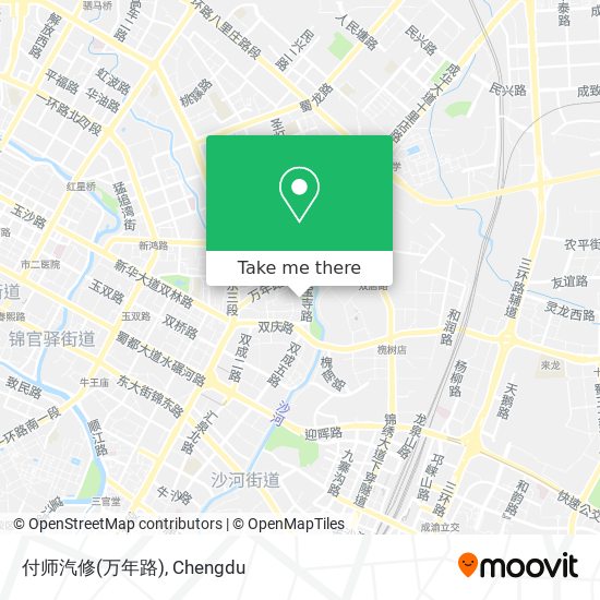 付师汽修(万年路) map
