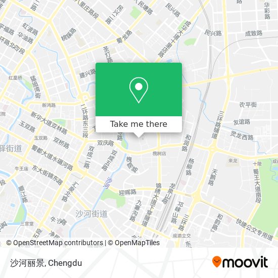 沙河丽景 map