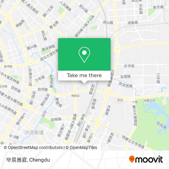 华晨雅庭 map