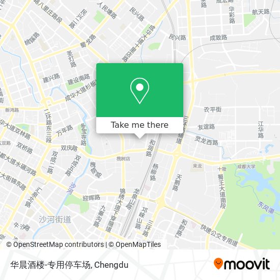 华晨酒楼-专用停车场 map