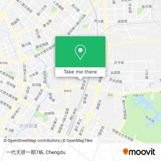 一代天骄一期7栋 map